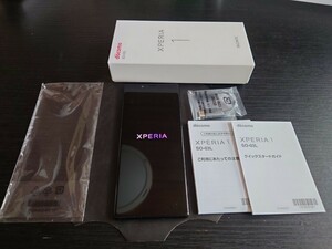 SONY Xperia 1 docomo SO-03L ブラック 中古動作品