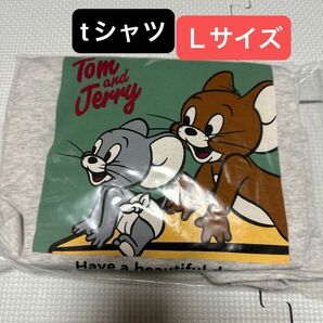 トムとジェリー　Tシャツ　タフィー　ジェリー　Lサイズ