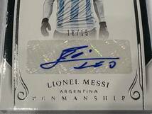 超希少！ メッシ サイン入り！　Lionel Messi 2018 Panini National Treasures_画像3