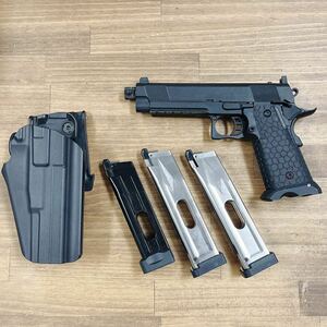 【K1】BATON airsoft BS-H.O.S.T. CO2GBB CO2ガスガン サファリランド 578 PRO FIT LONG 12/23 ホルスター スペアマガジン バトン エアガン