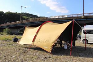 タープ ハビタープ カーキ 大型 S サイズ トンネル 日焼け防止 完全遮光 紫外線 UVカット 日除け 猛暑対策 紫外線防止