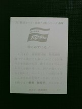 カルビープロ野球カード 新美_画像2
