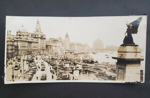  old photograph photograph 1 sheets on sea band scenery main . China main .. change Showa era war front 