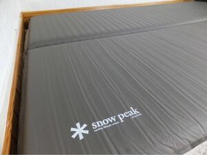 snow peak ダブルサイズ インフレーターマット 美品　スノーピーク