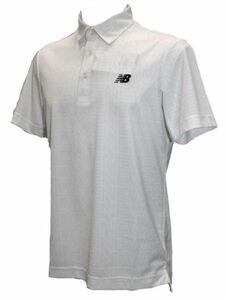 《2024年春夏》ニューバランス 半袖カラーシャツ 012-4168004（030）白（6/LL) 