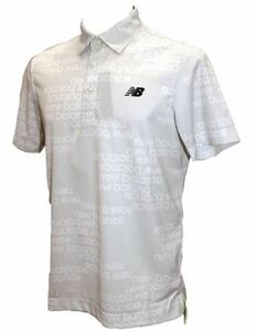 《2024年春夏》ニューバランス 半袖カラーシャツ 012-4168012（030）白（4/M)