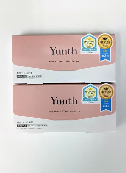 【新品・送料無料】Yunth ユンス 生ビタミンC美白美容液 1mlx28包 2箱 [土日祝は発送不可]