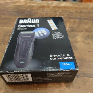 K503.6 unused storage goods Brown BRAUN 195s-1 series 1 Series1shei bar Shaver electric shaver ...