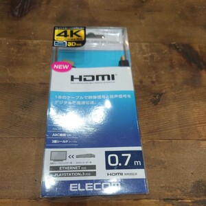 複 k519.10 ELECOM DH-HD14E207BK　0.7ｍ 4K