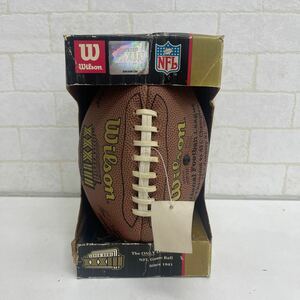 Y529. 14. Miniature 9” Wilson NFL SUPER BOWL 33 XXXIII Football Broncos vs Falcons. コレクター保管品　劣化あり