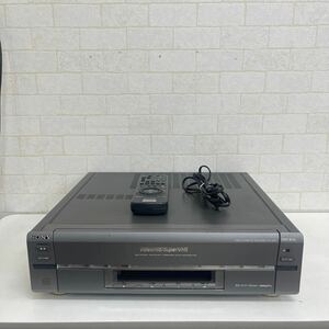 Y531. 4. SONY ソニー WV-SW1 VHSレコーダー Video8 未確認　VHS映像確認　VHS取り出し蓋手で抑えて出す　リモコン確認済み　ジャンク品