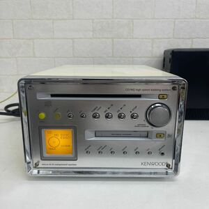 Y531. 6. KENWOOD CD/MDコンポ　RD-VH5MD作動ジャンク　 通電CD ラジオは確認　MD反応無　コンセントベタ付きあり