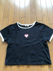 ラブボート　LOVE BOAT 黒　短Tシャツ 普通