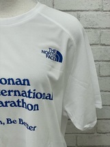(J03845) ザノースフェイス THE NORTH FACE【SHONAN INTERNATIONAL MARATHON】湘南国際マラソン プリントTシャツ メンズ L ホワイト_画像8