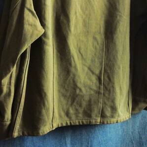 50sビンテージUSA1950年代US ARMY米軍KOREAN WAR朝鮮戦争アメリカ陸軍ウールシャツUS古着ミリタリージャケット尿素ボタン釦USN30s40sコートの画像9
