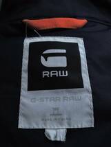G-STAR RAWジースターロウ橙オレンジカラー肉厚ダックコットン ライディングジャケットM BARBOURインターナショナルBELSTAFF DIESEL RRL印_画像9