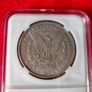 ▲ 1886年 スラブケース入り MS68 モルガンダラー Morgan 銀 モーガン 古銭の画像2