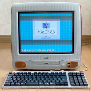 【起動確認済】Apple iMac G3 タンジェリン CPU333MHz メモリ160MB HDD30GB M4984 ジャンクの画像3