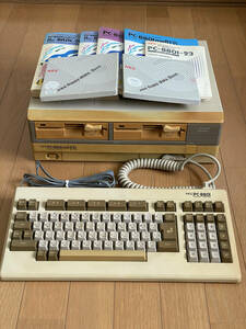 【動作確認済】NEC PC-8801mk2FR サウンドボード2（PC-8801-23）搭載 マニュアル・システムDISK有り ジャンク