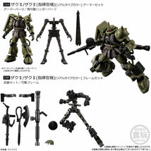 【新品未開封】　機動戦士ガンダム GフレームFA REAL TYPE SELECTION　ザクII/ザクII(指揮官機)[リアルタイプカラー]_画像5