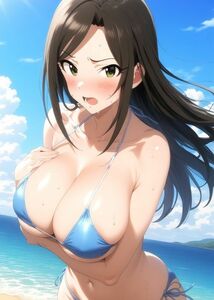 【高画質】A4サイズ イラストポスター ブロマイド1483 アイドルマスターシンデレラガールズ アイマス 向井拓海