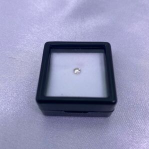 天然石ダイヤモンド ルース0.08ct（ケース付）