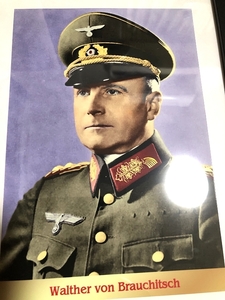 送料込み）ドイツ陸軍の将軍　ヴァルター・フォン・ブラウヒッチュ元帥（その３）　第２代陸軍総司令官