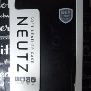Galaxy Note20 Ultra 5G ソフトレザーケース 磁石付 ブラック コーナーエアクッション カードポケット付 ストラップリング付ワイヤレス充電