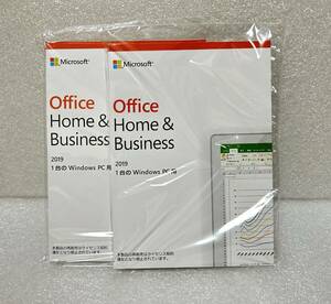 2枚セット　Microsoft Office Home Business 2019 