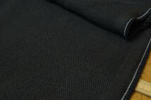 清涼感 カラミ織メッシュ やや中厚地ソフト 黒 長2ｍ巾135cm ジャケット ジレ ベスト_画像4