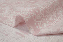 綿100％ ジャガード織ニット微薄ソフト1way伸縮ピンク長3ｍ145㎝ チュニック ニットワンピ Ｔシャツ ロンＴ キャミ ノースリーブ_画像4