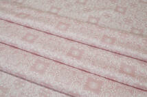 綿100％ ジャガード織ニット微薄ソフト1way伸縮ピンク長3ｍ145㎝ チュニック ニットワンピ Ｔシャツ ロンＴ キャミ ノースリーブ_画像2