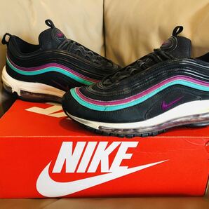 超希少！限定モデル！即完売品！激レアカラー！お洒落！カッコイイ！★NIKEナイキ AIRMAX97s Black Grape！ゴールデンサイズ27㎝！★の画像2