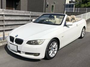 2オーナー！BMW認定中古車！安心の無事故車！正規ディーラー記録簿膨大！★平成19年式 BMW335iカブリオレ！貴重ベージュ本革レザーシート！