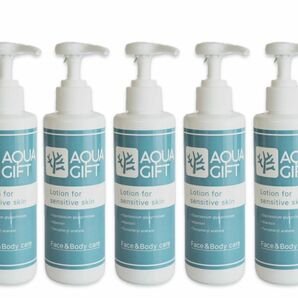 【5本】医薬部外品 AQUA GIFT 敏感肌用 全身用 保湿 ローション