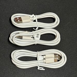 iPhone iPad 充電ケーブル　充電器　USB タイプa タイプc 1m×3 USB-C 純正品同等品質