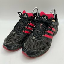 1円～　I-5　60　adidas アディダス　ローカット　スニーカー　Q20203　Response LT　レスポンス　ランニング　運動靴　ブラック　23cm_画像1