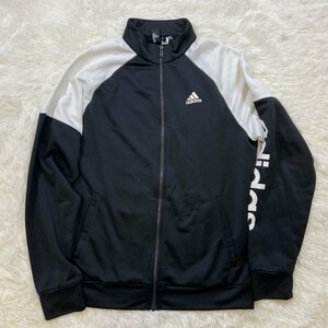 １円～　I-5　60　adidas アディダス　ジャージ　トラックジャケット　ブラック　CD6363　トレーニングウェア　