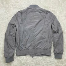 1円～　I-2　60　ARMANI EXCHANGE　アルマーニ　エクスチェンジ　MA-1　ジャケット　グレー　サイズS　3YZB39　ZNV2Z ブルゾン　_画像2