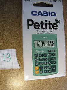  Casio калькулятор маленький LC-401LV новый товар .13