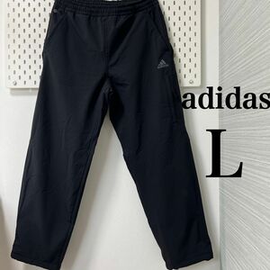 adidas L アディダス　パンツ　ボトムス　黒　スポーツウェア　冬　メンズ　レディース　ウォームパンツ　ブラック