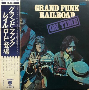 GRAND FUNK RAILROAD / On Time 帯付 (Capitol, CP-8870) LP Vinyl record (アナログ盤・レコード)