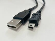 【即決】USBケーブル　USB Type A-USB mini Type B USB タイプA-ミニUSB タイプB 全長：約0.8m 定形外郵便にて発送_画像2