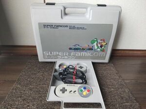 SK-3 スーパーファミコン 本体 収納ケース コントローラー 2個付 SFC スーパーマリオワールド 任天堂 グレー色