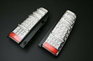 [MBRO] サンダーLEDテールランプ スズキ ジムニー JB23 クローム 即納 在庫品 送料無料 沖縄発送不可