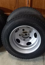 ②トヨタ　コースター　スチールホイール　TOPY DF2B 17.5×6.00 120 5H 215/70R17.5 スタッドレスタイヤ　6本セット_画像4