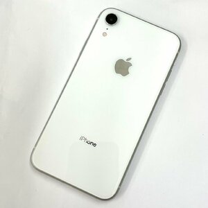 【中古/ジャンク】SoftBank iPhoneXR 64GB ホワイト 赤ロム保証 【送料無料/名古屋大須店】