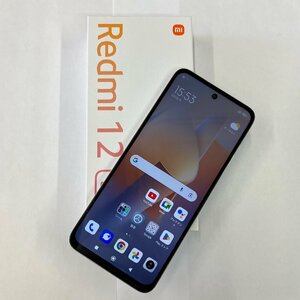 【送料無料/中古ジャンク】SIMフリー UQmobile Xiaomi Redmi 12 5G XIG03 ポーラーシルバー 4GB/128GB 〇判定 【四丁目店】