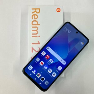 【送料無料/中古超美品】SIMフリー SoftBank Xiaomi Redmi12 5G A401XM スカイブルー 4GB/128GB 〇判定 【四丁目店】