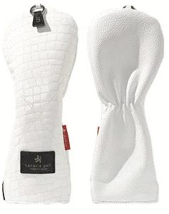 ★送料込価格★Lahella Golf Crystal Croco Leather FW Cover White★ラヘラゴルフ　クロコ　フェアーウエイ　カバー　ホワイト★